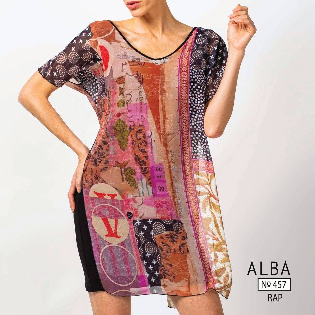 Tunique Superposée avec poches no.457-Alba