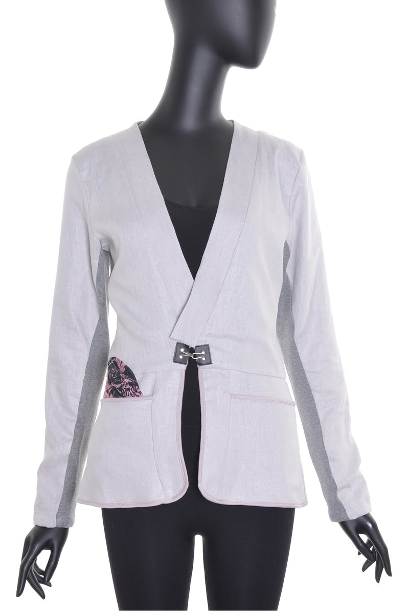 Veste lin réversible