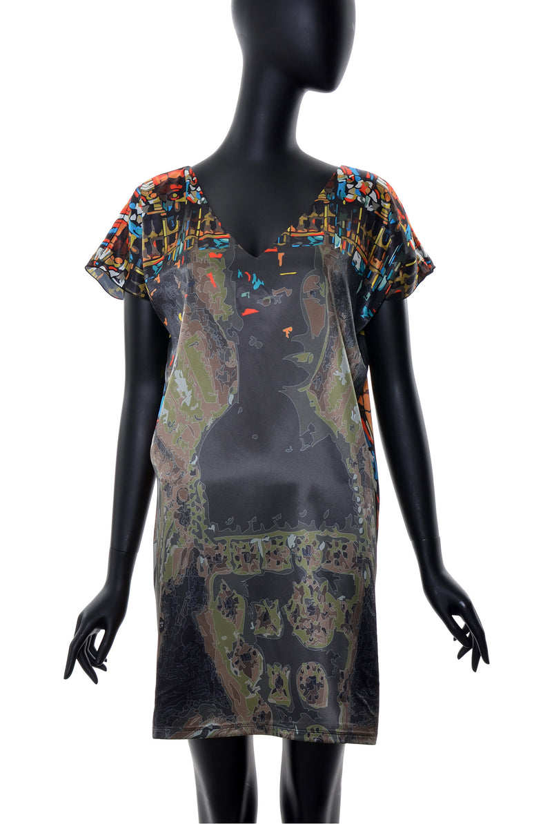 Robe│Tunique satinée