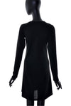 Robe évasée manches longues