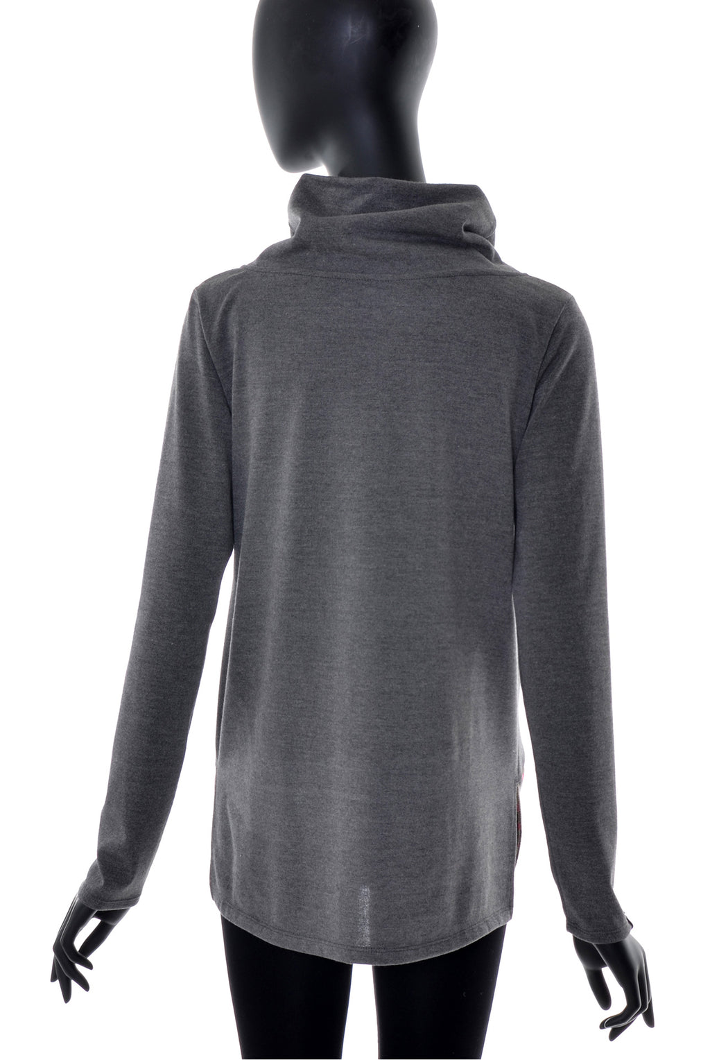 Pull Col Châle à Bande Imprimée