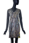 Robe droite manches longues