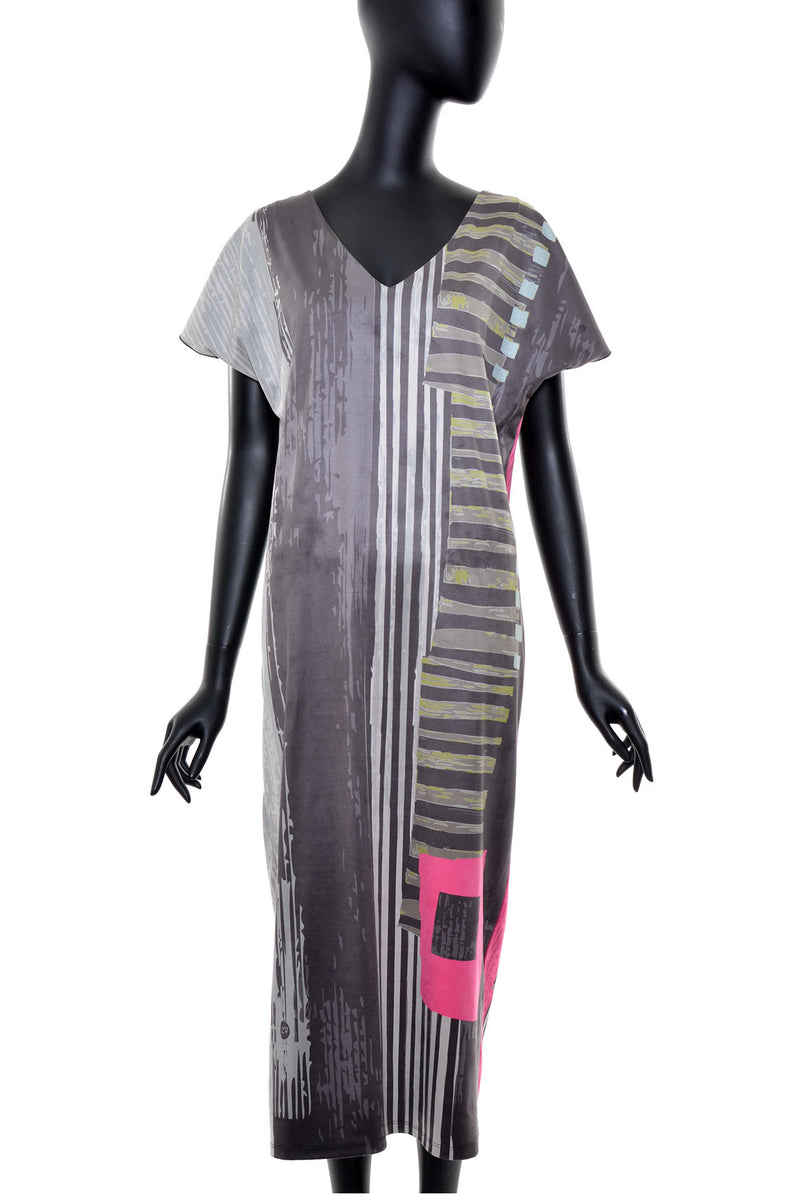 Robe longue effet suède no.381