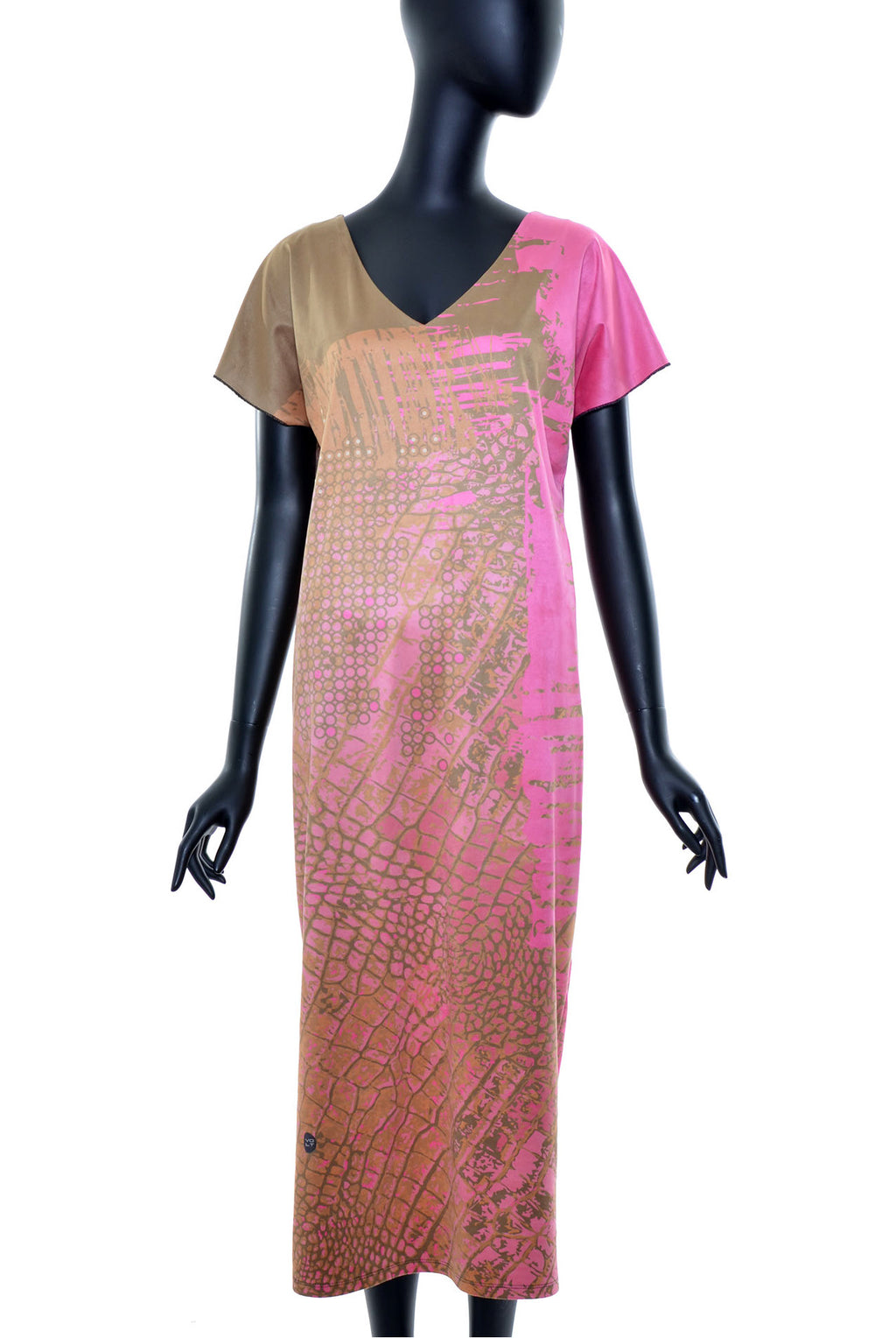 Robe longue effet suède no.382