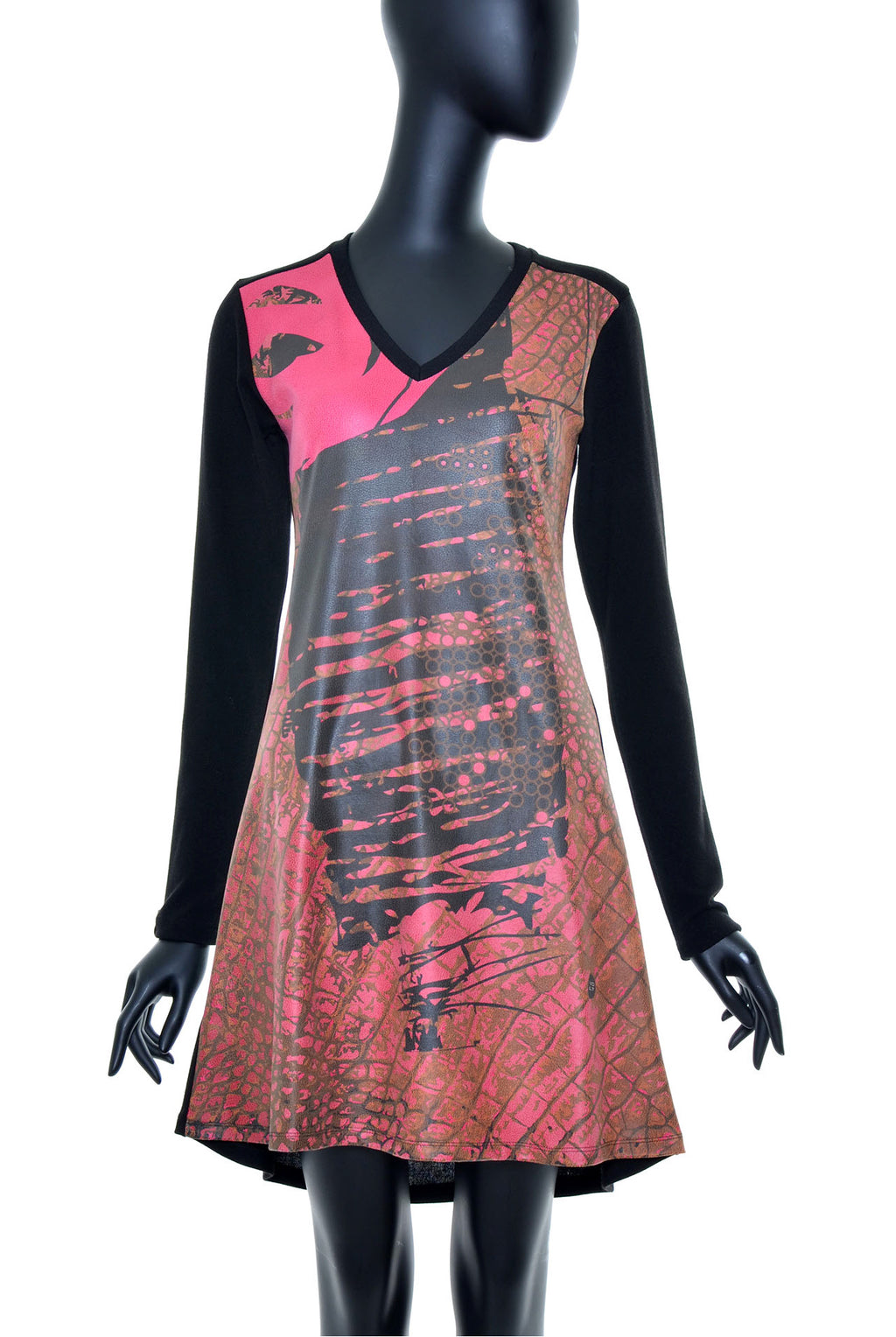 Robe évasée manches longues no.382