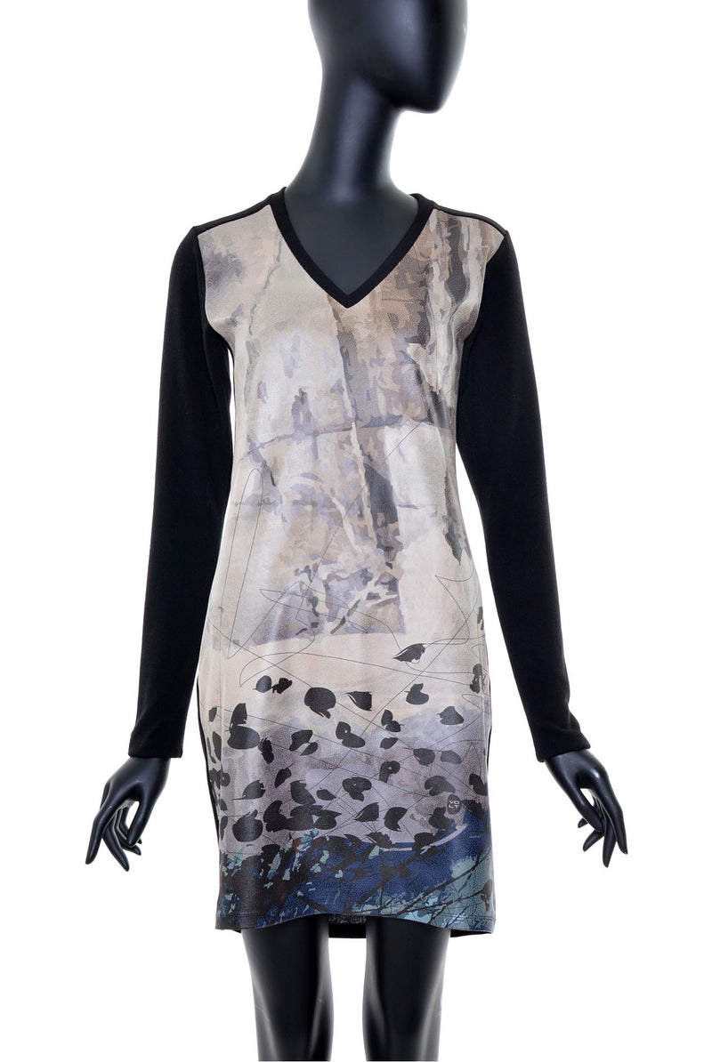 Robe droite manches longues no.383