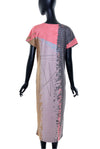 Robe longue effet suède no.384
