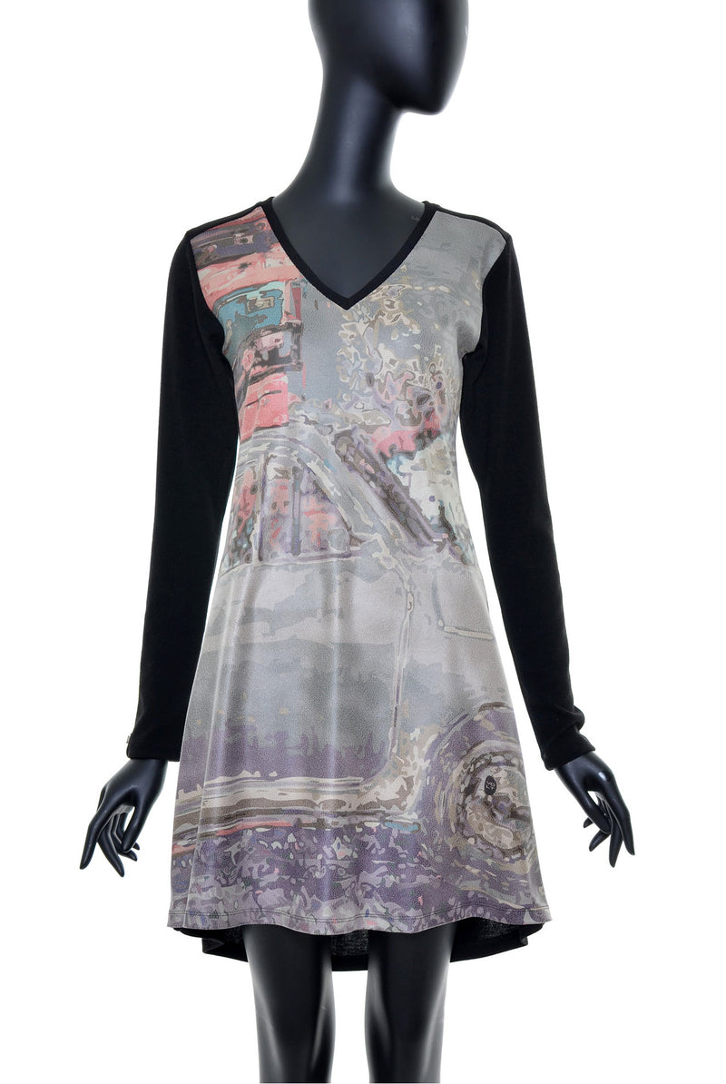 Robe évasée manches longues no.385