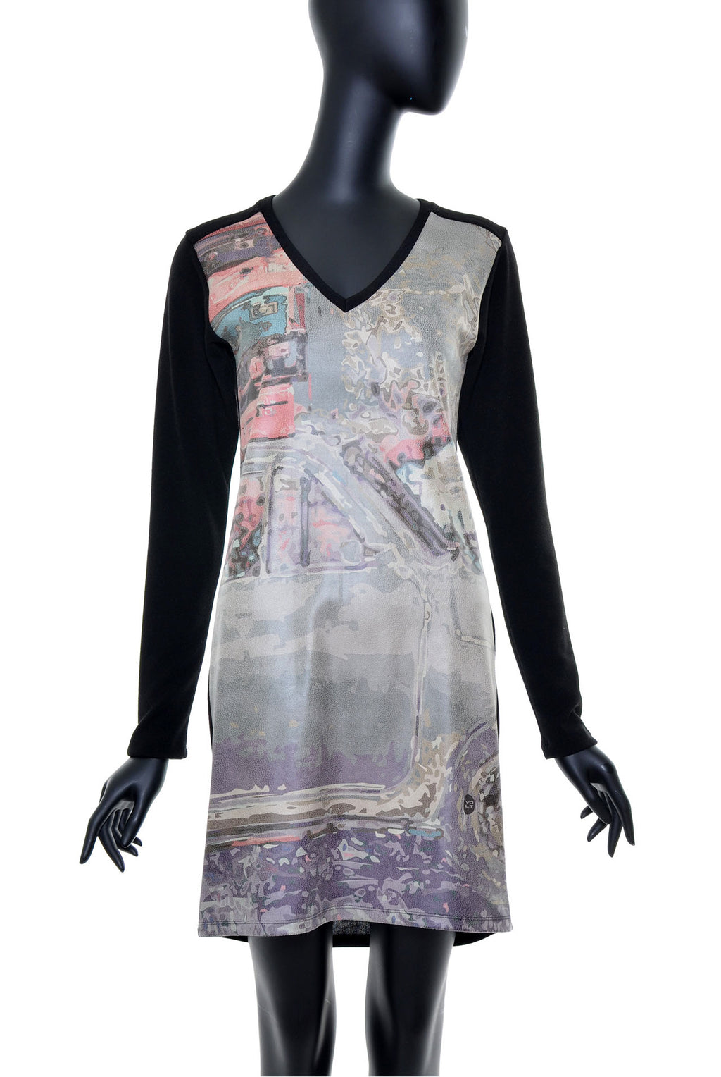 Robe droite manches longues no.385