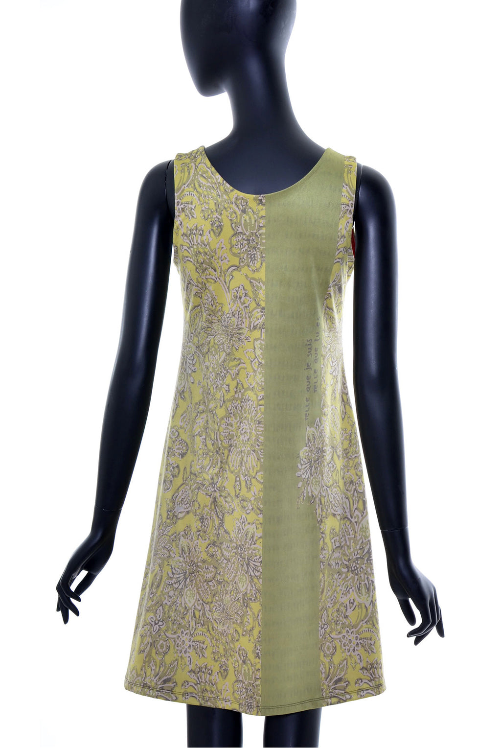 Robe semi-évasée effet suede no.386