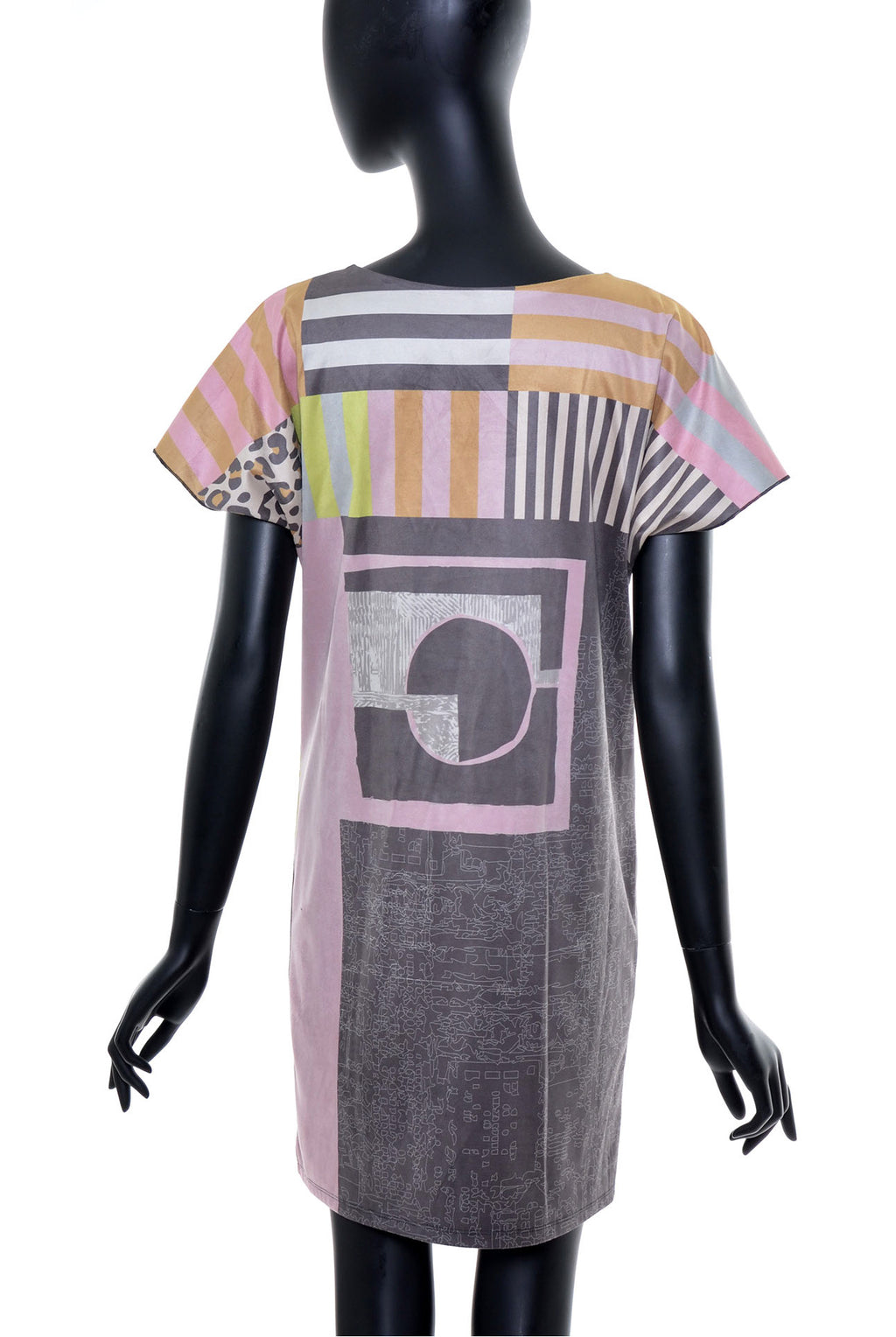 Robe│Tunique effet suède no.387