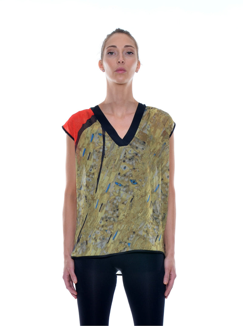 Top Imprimé Chiffon no.400