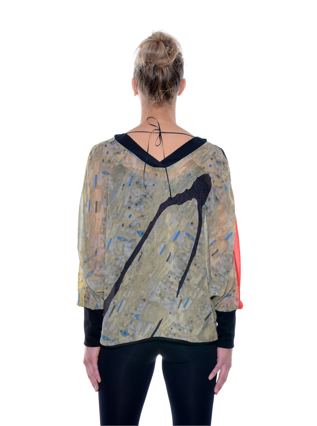Pull Chiffon Col V no.400