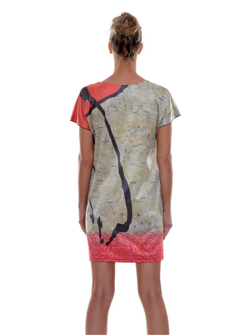 Robe│Tunique effet suède no.400