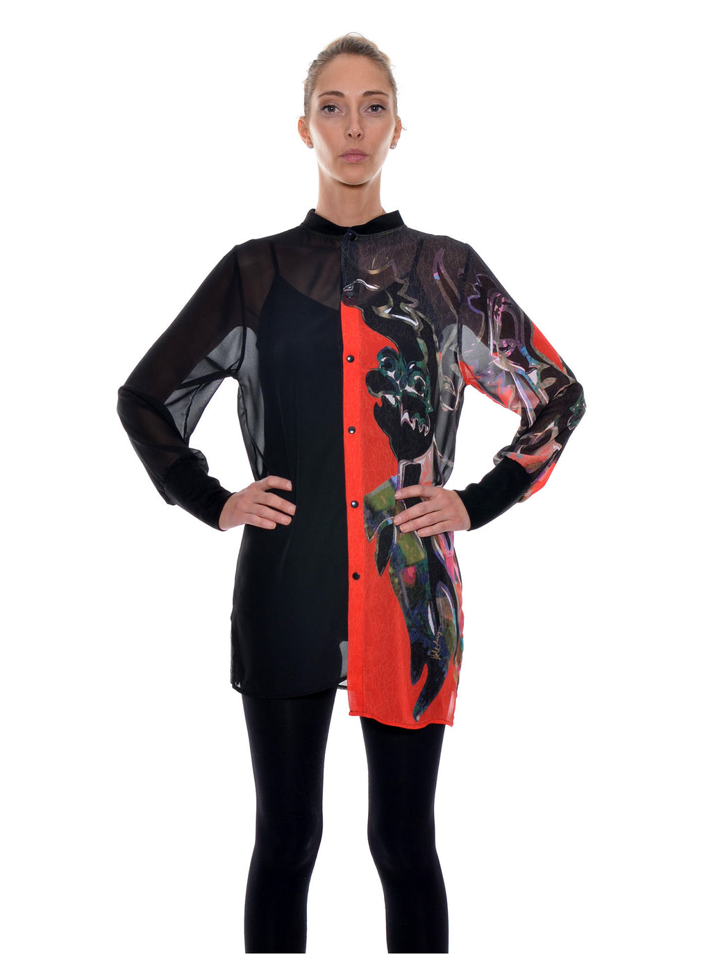 Chemise Longue Imprimée no.400