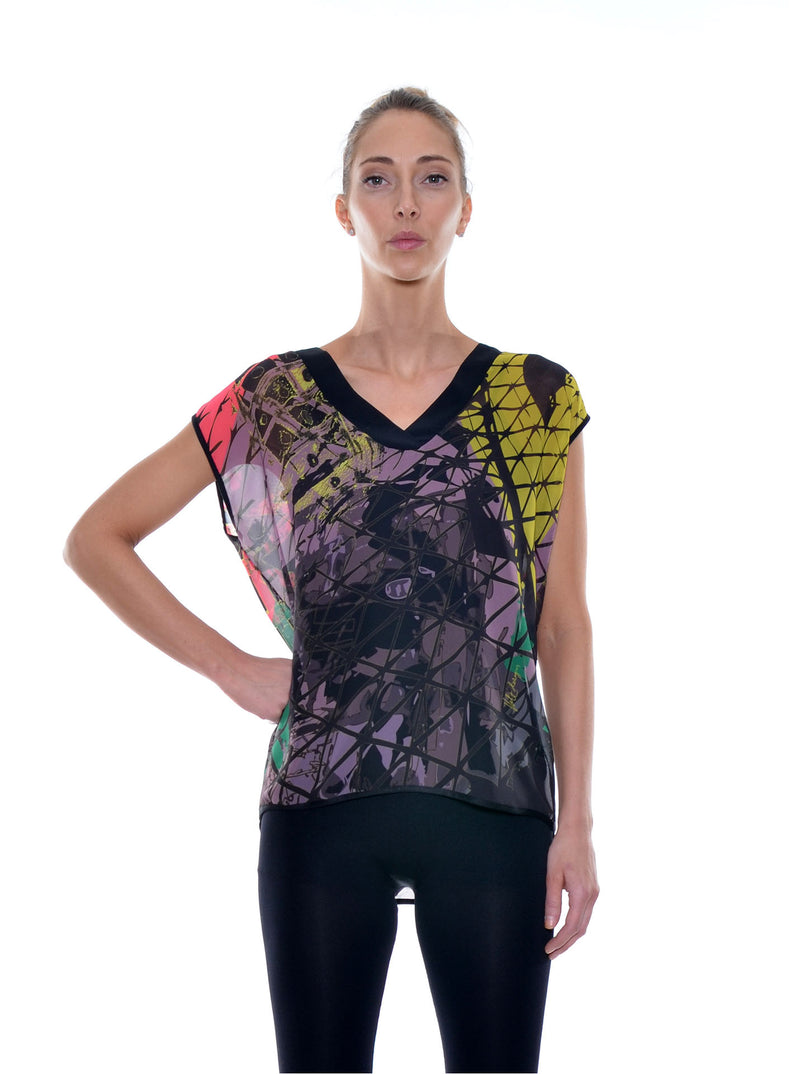 Top Imprimé Chiffon no.401