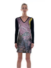 Robe droite manches longues  no.401