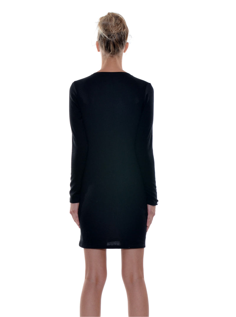 Robe droite manches longues  no.401