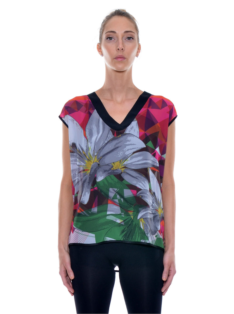 Top Imprimé Chiffon no.402