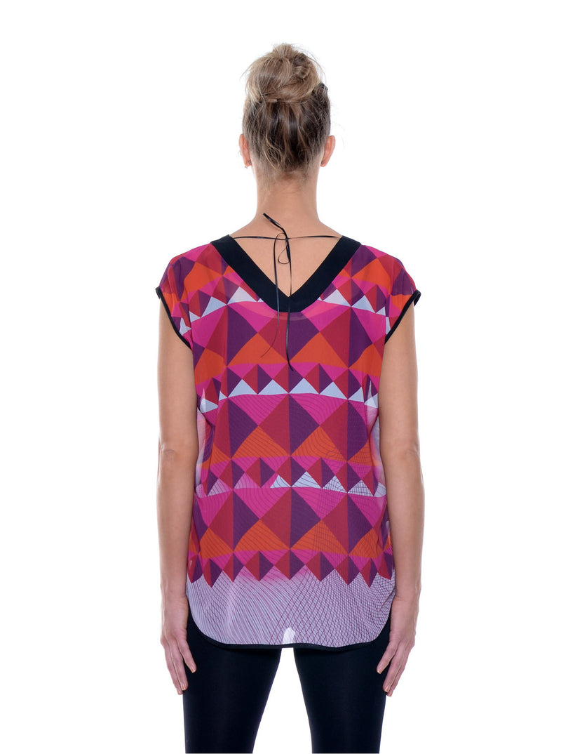 Top Imprimé Chiffon no.402
