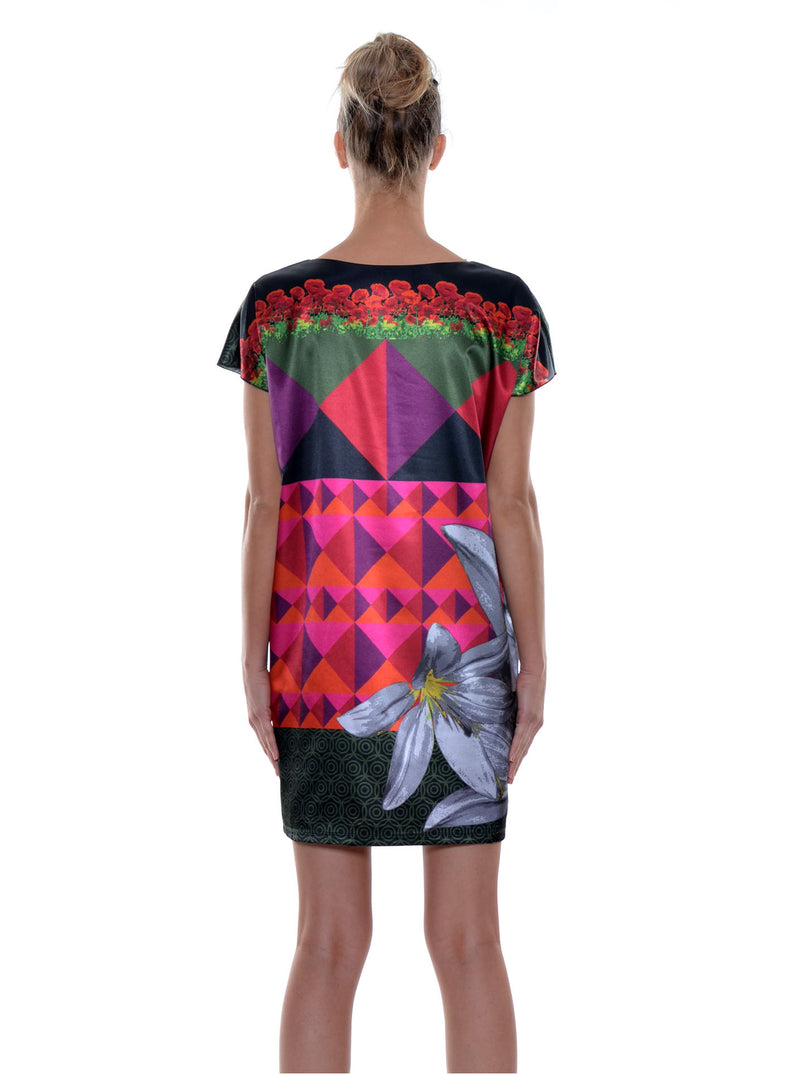 Robe│Tunique satinée no.402