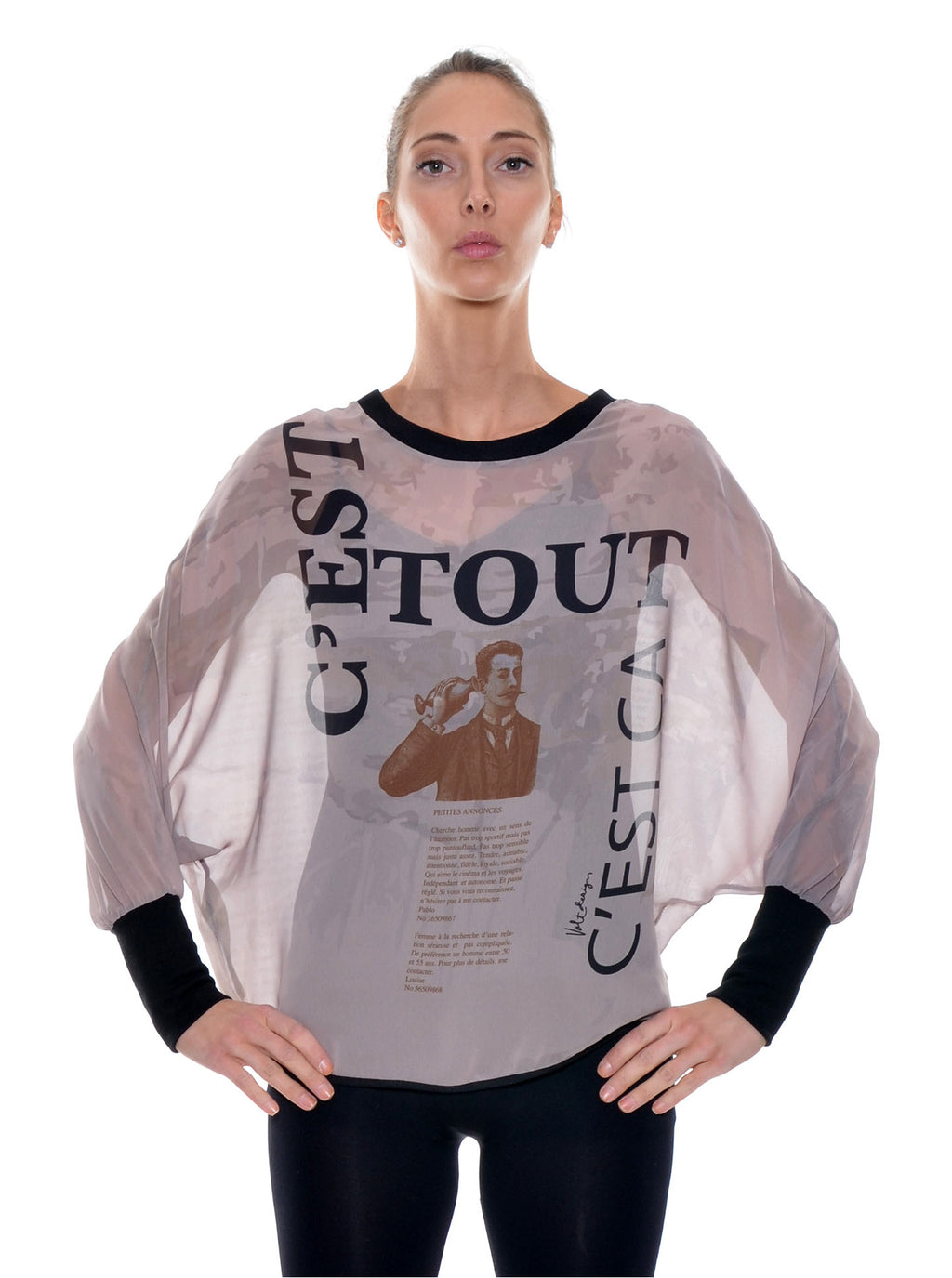 Pull Chiffon Col Rond no.403