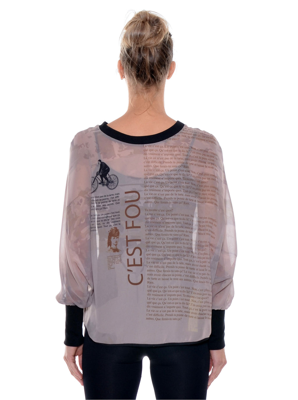 Pull Chiffon Col Rond no.403