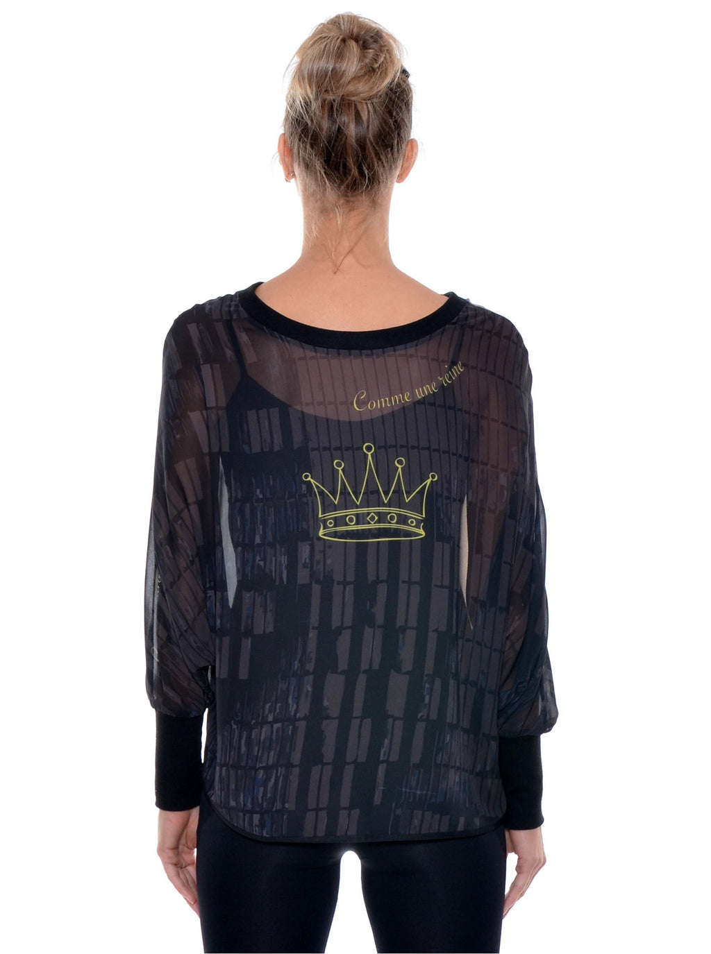 Pull Chiffon Col Rond no.404