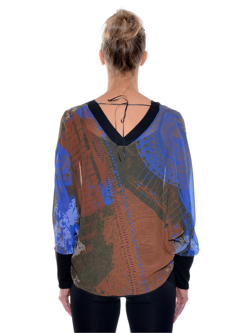 Pull Chiffon Col V no.404