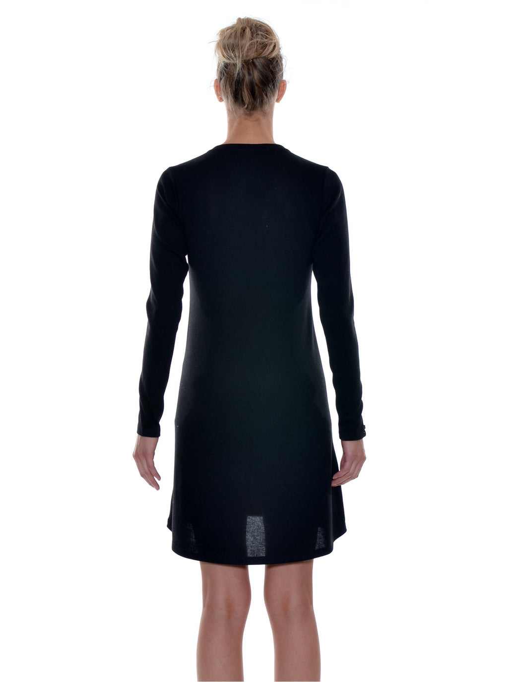 Robe évasée manches longues  no.404