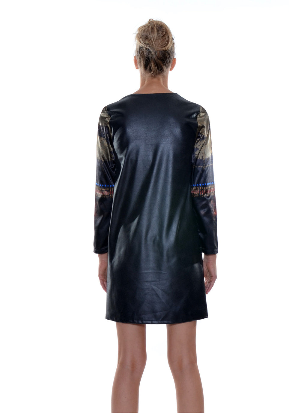 Robe Imprimée Manches Longues no.404