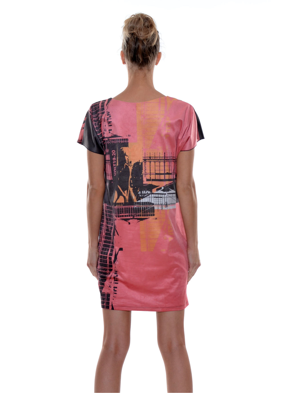 Robe│Tunique effet suède no.405