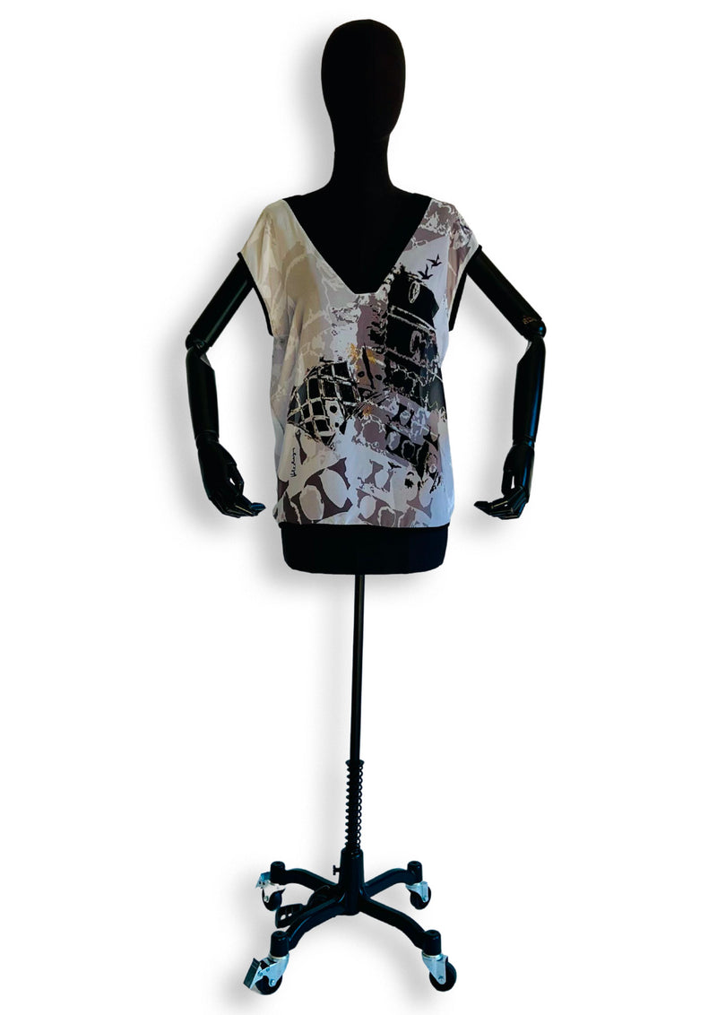 Top Imprimé Chiffon no.432-CIC