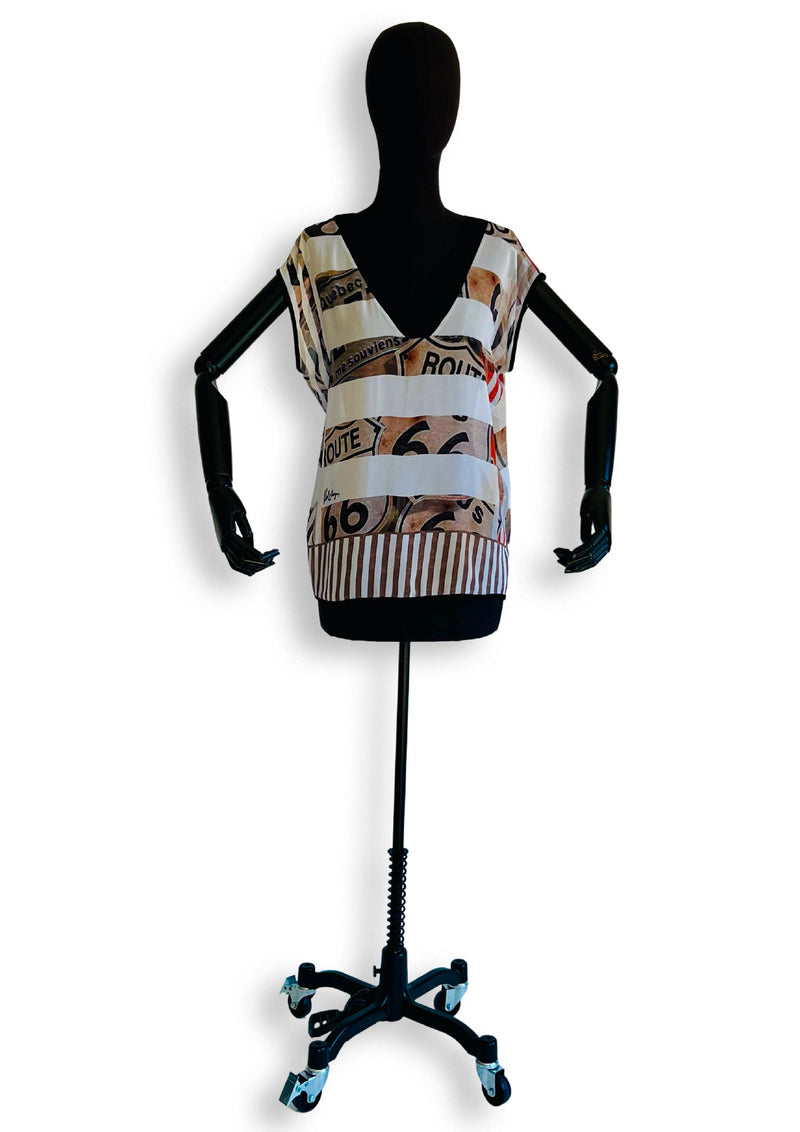 Top Imprimé Chiffon no.434-CIC