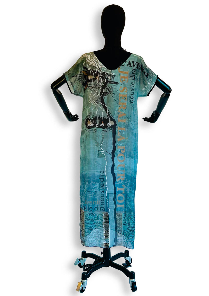 Robe Longue Imprimée Chiffon no.435-RIC